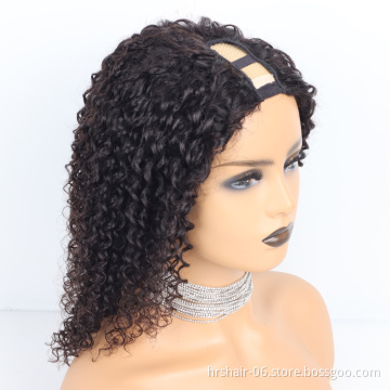wholesale 100%  u part wig human hair glueless wigs  brazilian remy u part human hair  wig
